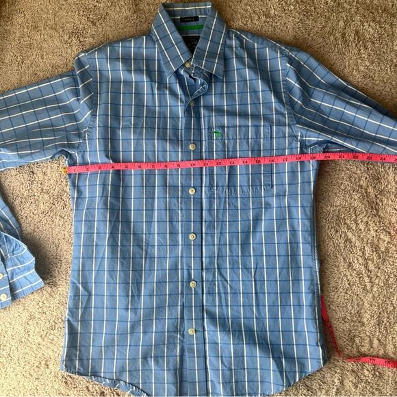 Abercrombie & Fitch Men's Blue Button Down Shirt Size Small - Picture 6 of 7